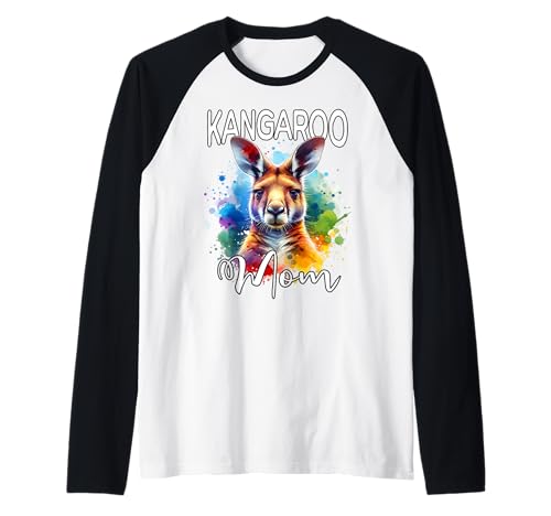 Kangaroo Mom Känguru Mama Raglan von Känguru Mama Für Damen