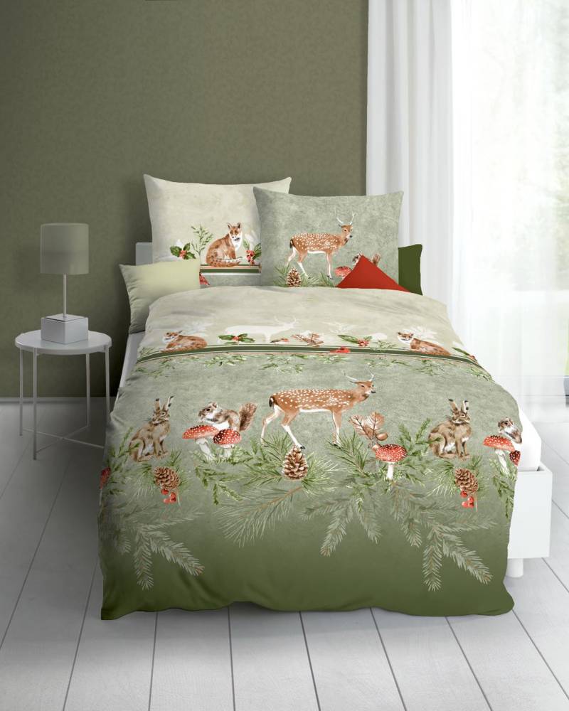 Kaeppel Bettwäsche "Under the Mistletoe" 2 Stk. tlg. angenehm wärmend von Kaeppel