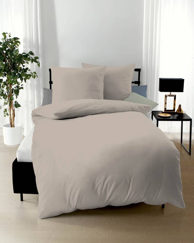 Kaeppel Bettwäsche "Uni" 3 Stk. tlg. Unifarben von Kaeppel