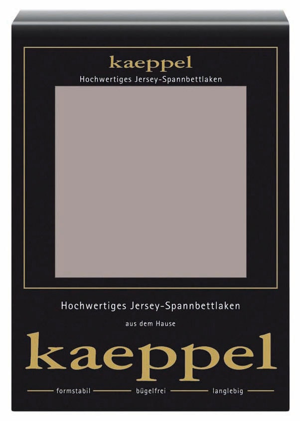 Kaeppel Spannbettlaken "Single Jersey Mako Cotton" Bettlaken aus 100% Baumwolle Kaeppel Spannbettlaken "Single Jersey Mako Cotton" Bettlaken aus 100% Baumwolle von Kaeppel
