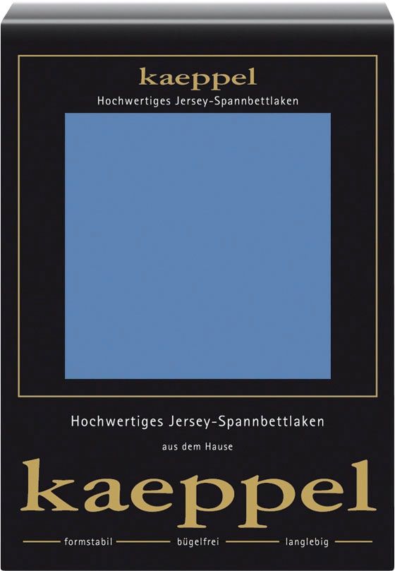 Kaeppel Spannbettlaken "Single Jersey Mako Cotton", Bettlaken aus 100% Baumwolle von Kaeppel