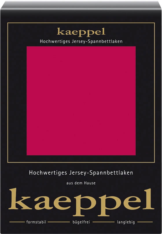 Kaeppel Spannbettlaken "Single Jersey Mako Elasthan", aus 97% Baumwolle und 3% Elasthan Kaeppel Spannbettlaken "Single Jersey Mako Elasthan", aus 97% Baumwolle und 3% Elasthan von Kaeppel