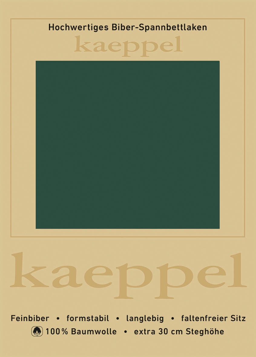 Kaeppel Spannbettlaken "Spannbettlaken Biber" von Kaeppel