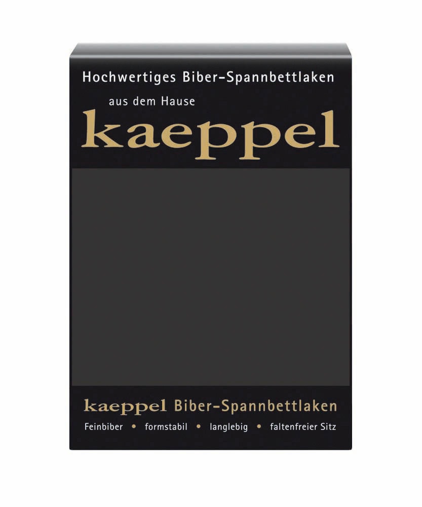 Kaeppel Spannbettlaken "Spannbettlaken Biber" 100% Baumwolle, kuschelig weich ideal für Winter von Kaeppel