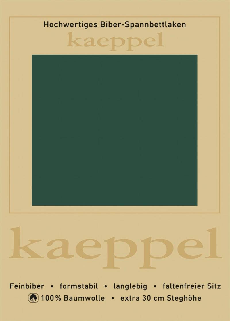 Kaeppel Spannbettlaken "Spannbettlaken Biber" 100% Baumwolle, kuschelig weich ideal für Winter von Kaeppel
