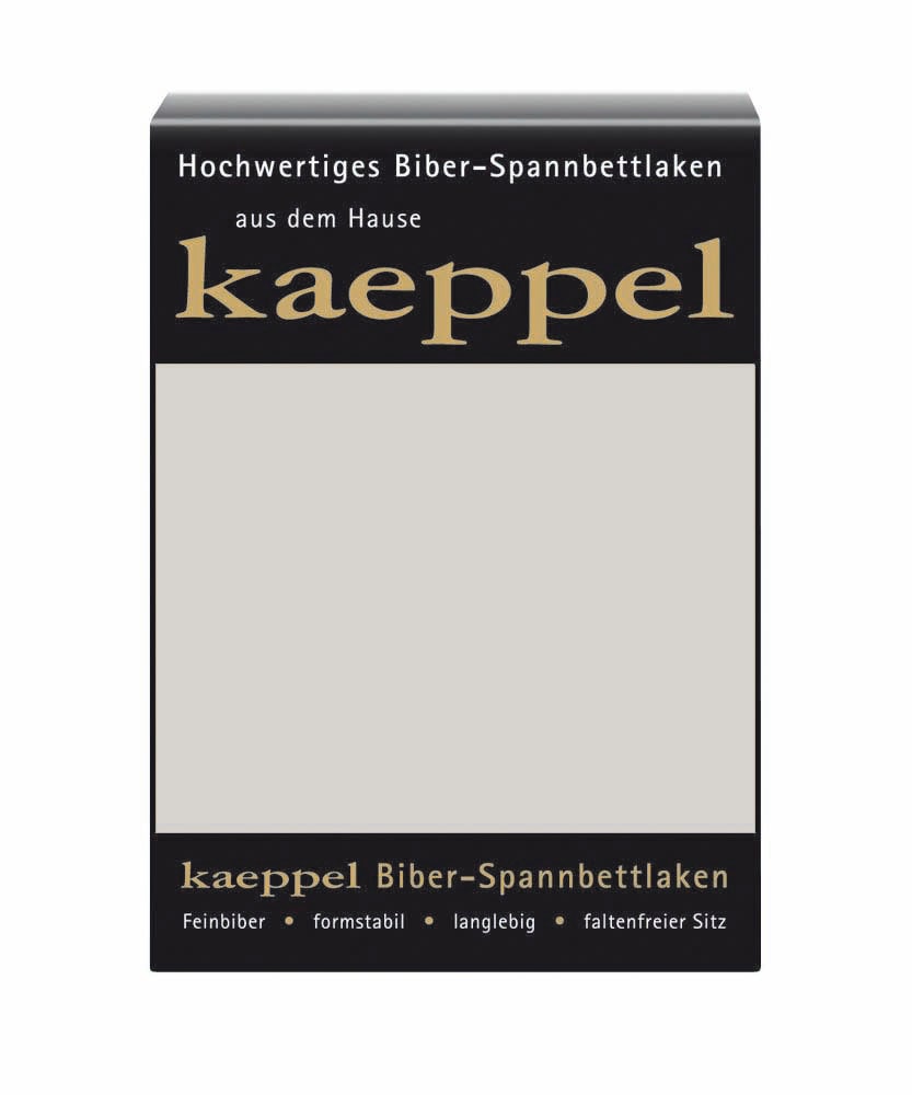 Kaeppel Spannbettlaken "Spannbettlaken Biber" 100% Baumwolle, kuschelig weich ideal für Winter von Kaeppel