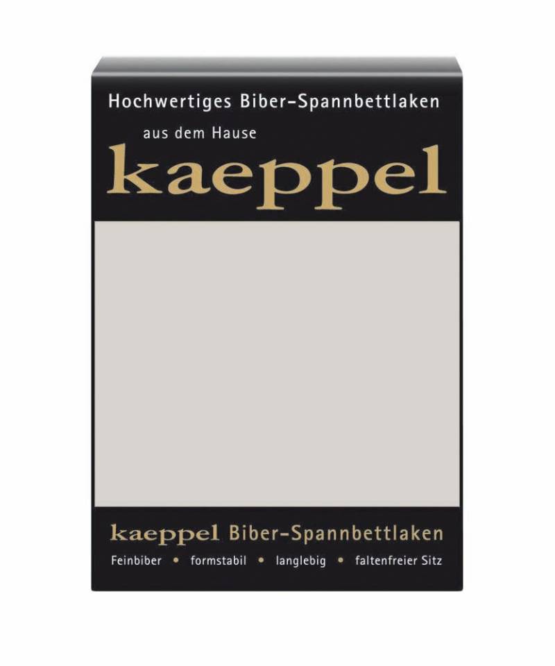 Kaeppel Spannbettlaken "Spannbettlaken Biber" 100% Baumwolle, kuschelig weich ideal für Winter von Kaeppel