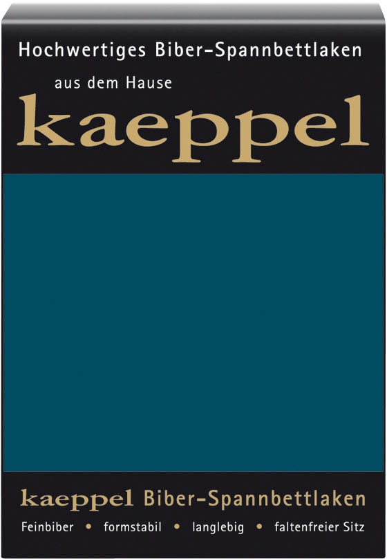 Kaeppel Spannbettlaken "Spannbettlaken Biber" 100% Baumwolle, kuschelig weich ideal für Winter von Kaeppel