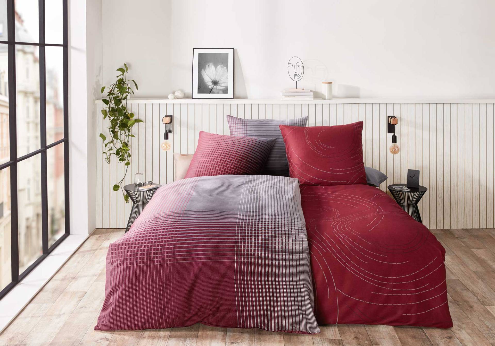 Kaeppel Wendebettwäsche "Jaro, in Gr. 135x200, 155x220 oder 200x200 cm", mit Reißverschluss, 100% Baumwolle, Bettwäsche mit zeitlosem Design Kaeppel Wendebettwäsche "Jaro, in Gr. 135x200, 155x220 oder 200x200 cm", mit Reißverschluss, 100% Baumwolle, Bettwäsche mit zeitlosem Design von Kaeppel