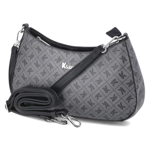 Kaerlek 1006084-216 Handtasche Synthetik Damen in grau-kombi von Kaerlek