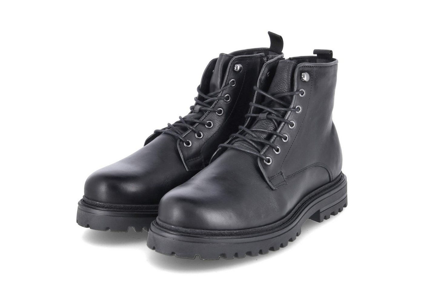 Kaerlek Kaerlek - male - 10338-011 - Glattleder - schwarz Schnürstiefel von Kaerlek
