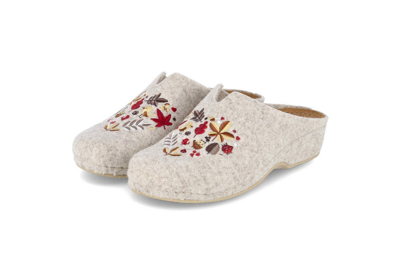 Kaerlek Kaerlek - female - 2251-952 Lt.beige - Filz - beige Pantolette von Kaerlek