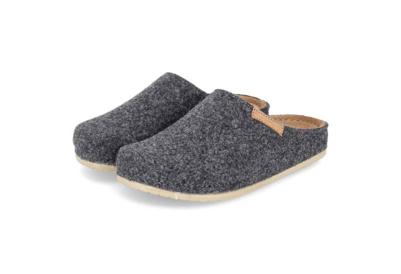 Kaerlek Kaerlek 8125-21-923 DK.grey Damen Filz grau Pantolette von Kaerlek