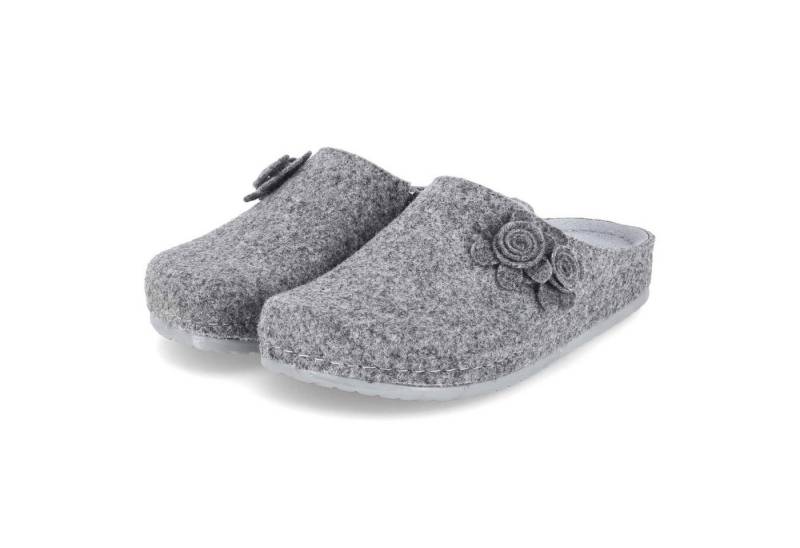 Kaerlek Kaerlek 8125-52-903 Damen Filz grau Pantolette von Kaerlek