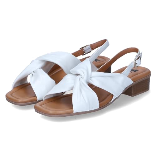 Kaerlek Damen Riemchensandalen/Sandaletten SASHA 02 Weiß Glattleder, Größe:38, Farbauswahl:weiß von Kaerlek