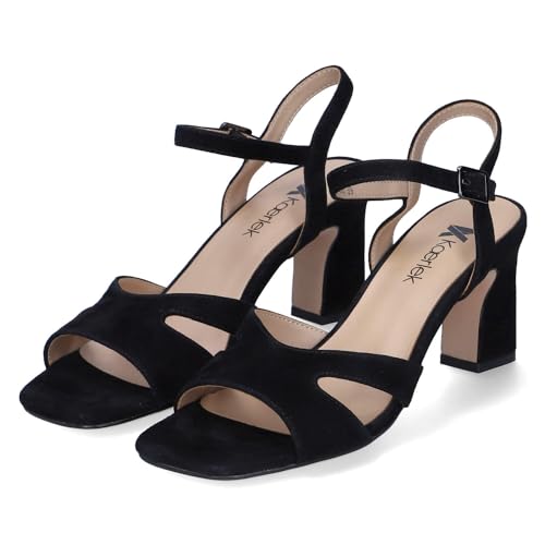 Kaerlek Damen Sandalen/Sandaletten MONICA 02 Schwarz Rauleder, Größe:37, Farbauswahl:weiß von Kaerlek