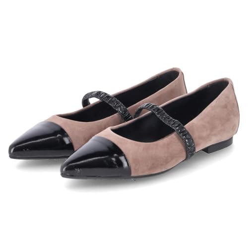 Kaerlek K130 Mouve Ballerina Leder Damen in grau - Gr. 42 von Kaerlek