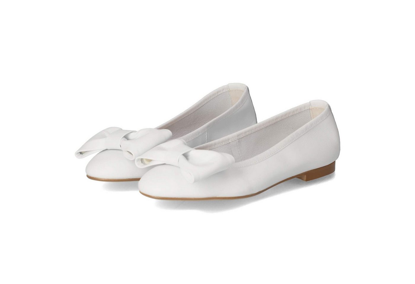 Kaerlek Kaerlek K108 Bianco Damen Glattleder weiss Ballerina von Kaerlek