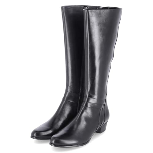 Kaerlek Stefany 400/003 Black Schaftstiefel Glattleder Damen in schwarz - Gr. 38 von Kaerlek
