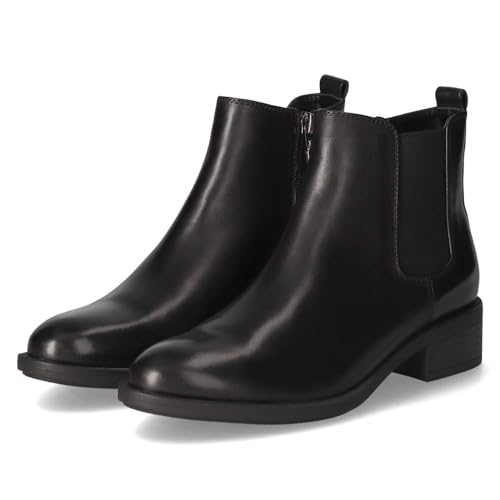 Kaerlek Tessy 01/2695 Black Schlupfstiefel Glattleder Damen in schwarz - Gr. 37 von Kaerlek