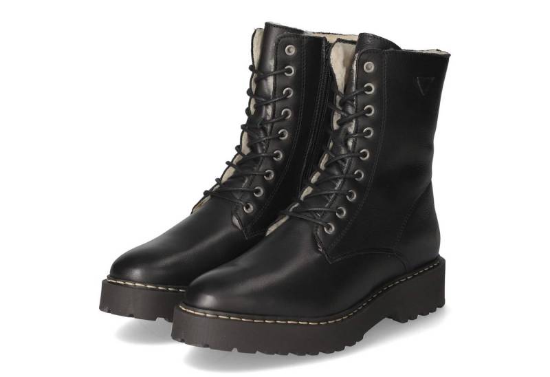 Kaerlek Kaerlek F8377-244-11SA Damen Glattleder schwarz Winterstiefel von Kaerlek