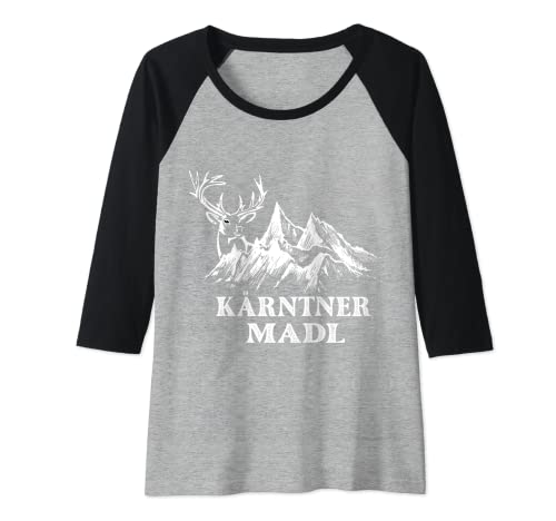 Damen Kärnten T-Shirt Kärntner Madl Hirsch & Berg Kärnten Damen Raglan Damen Kärnten T-Shirt Kärntner Madl Hirsch & Berg Kärnten Damen Raglan von Kärnten Shop IBK