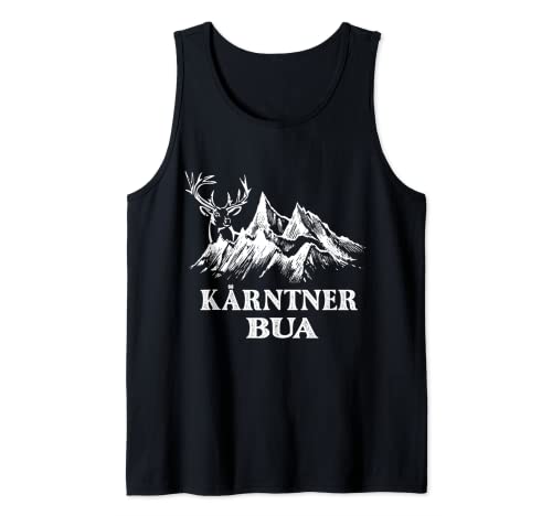 Herren Kärnten T-Shirt Kärntner Bua Hirsch & Berg Herren Kärnten Tank Top von Kärnten Shop IBK