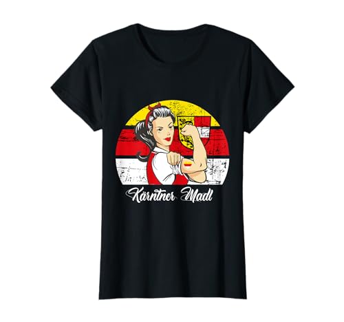 Kärnten T-Shirt Kärntner Madl Wappen Flagge Frauen Kärnten T-Shirt Kärnten T-Shirt Kärntner Madl Wappen Flagge Frauen Kärnten T-Shirt von Kärnten Support