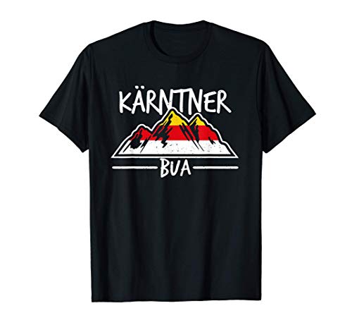 Herren Kärntner Bua Reiseführer Kärnten Berge Geschenkidee T-Shirt von Kärntner Bekleidung und Flaggen