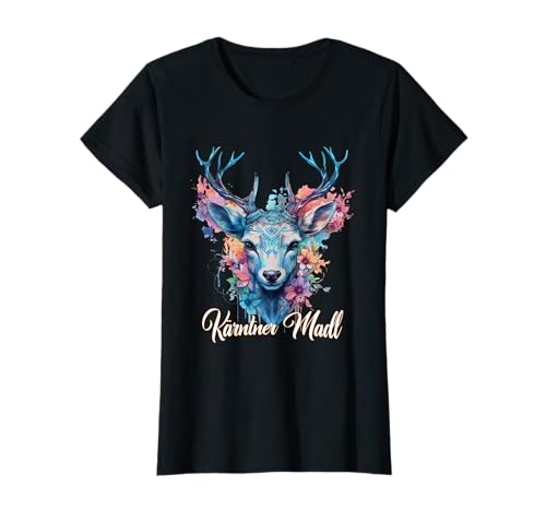 Kärnten T-Shirt Kärntner Madl Hirsch Damen Mädchen Kärnten T-Shirt Kärnten T-Shirt Kärntner Madl Hirsch Damen Mädchen Kärnten T-Shirt von Kärntner Madl Shop