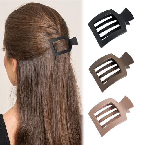 Kaezuy Banana Clip 3er Pack Haarklammer Rutschfester Halt Für Dickes Dünnes Haar Frauen Mädchen Sport Alltag Stylisch von Kaezuy