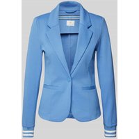 Kaffe Blazer mit Leistentaschen und Viskose-Anteil Modell 'KINNIE' in Bleu, Größe XL Kaffe Blazer mit Leistentaschen und Viskose-Anteil Modell 'KINNIE' in Bleu, Größe XL von Kaffe