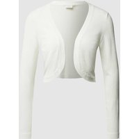 Kaffe Strickbolero in Ripp-Optik Modell 'ASTRID' in Offwhite, Größe XXL von Kaffe