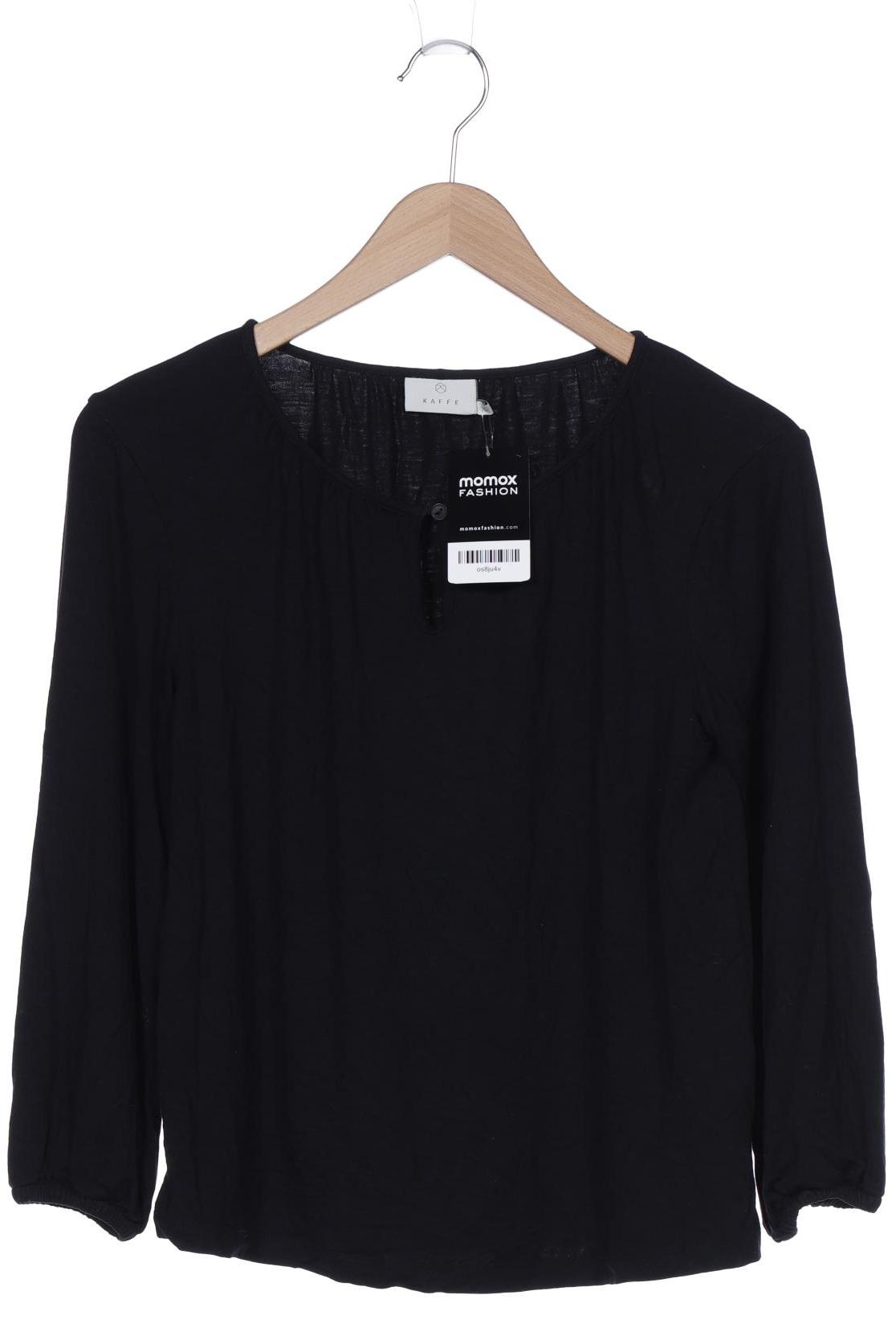 Kaffe Damen Langarmshirt, schwarz von Kaffe