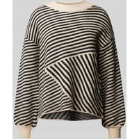 Kaffe Strickpullover mit überschnittenen Schultern Modell 'Averana' in Sand, Größe XS von Kaffe