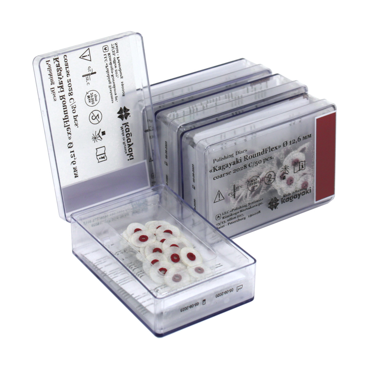 Kagayaki 2028C RoundFlex Dental Polierscheiben Ø 12,6 mm 4 x 50 Stück Kagayaki 2028C RoundFlex Dental Polierscheiben Ø 12,6 mm 4 x 50 Stück von Kagayaki