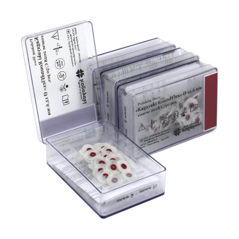Kagayaki 2028C RoundFlex Dental Polierscheiben Ø 12,6 mm 4 x 50 Stück Kagayaki 2028C RoundFlex Dental Polierscheiben Ø 12,6 mm 4 x 50 Stück von Kagayaki