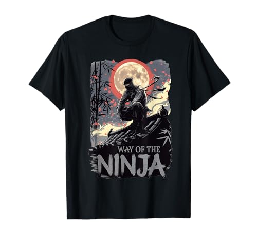 Way of The Ninja: Kleidung, Kleidung, Teenager, Kind, Vater, Mama T-Shirt von Kageboushi Clan (Clothing, Apparel, Wear, Fun,Mom)