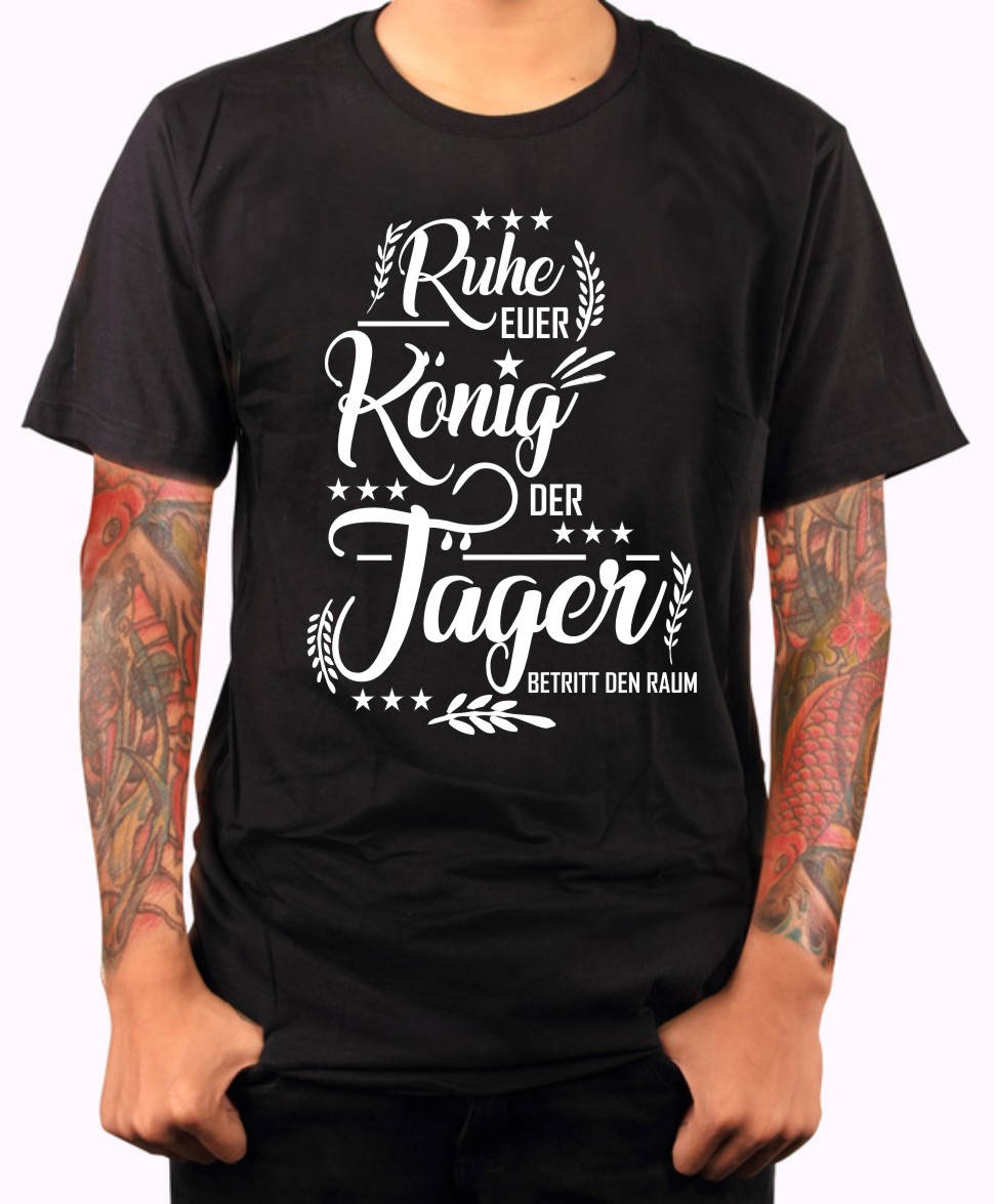 Jäger Jagd T-Shirt Jagdrevier Jagen Hunt Hunter Jagdhund Funshirt Textildruck Handmade Jäger Jagd T-Shirt Jagdrevier Jagen Hunt Hunter Jagdhund Funshirt Textildruck Handmade von KahaliShop