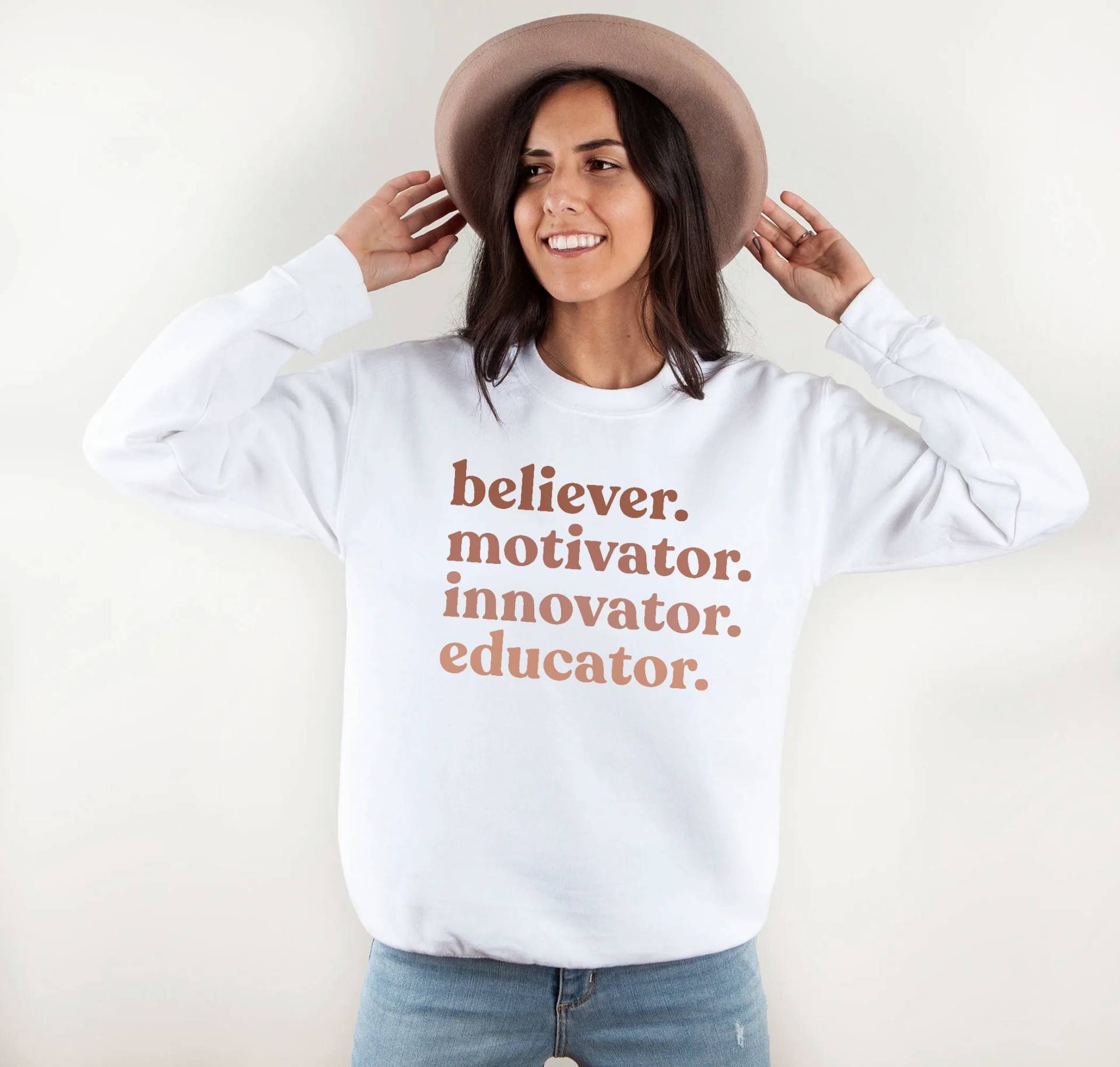 Lehrer Sweatshirt, Crewneck, Süßes Shirt Für Lehrer, Geschenke, Grundschullehrer von KahanaClothing