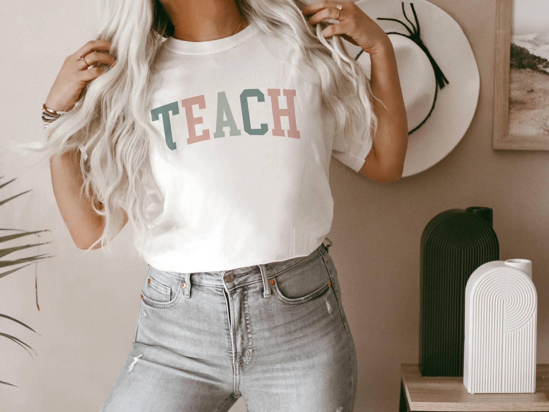 Lehrerhemden, Lehrer Shirt, Süßes Shirt Für Lehrer, Geschenk Erster Schultag Tshirt, Grundschullehrer von KahanaClothing