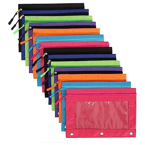 Kahdsvby 14er-Pack Federmäppchen mit Reißverschluss, für Schule, Büro, Federmäppchen in 7 Farben von Kahdsvby