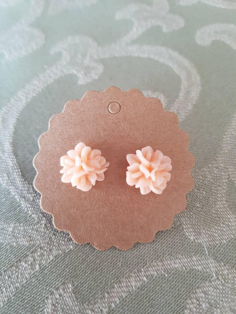 Pfirsich Blume Ohrringe von KahliLifestyle