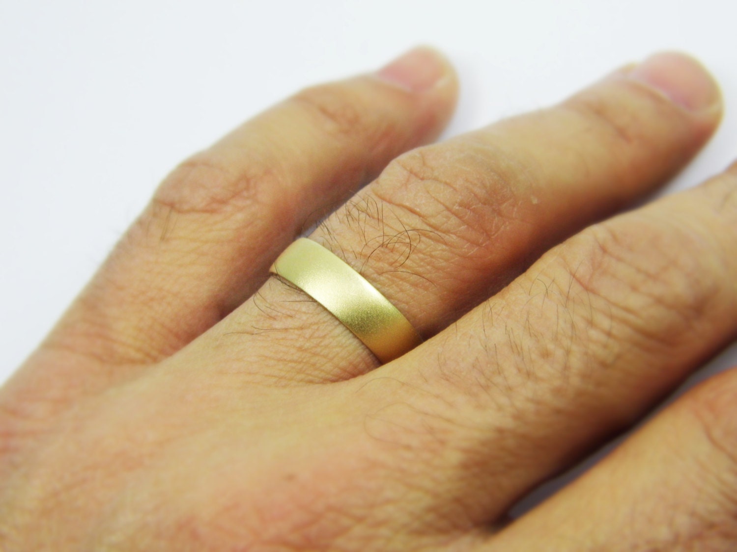 Gold-Ehering, Herren-Ehering, Ehering, Frauen-Ehering, Gold-Band von KaiJewelry585