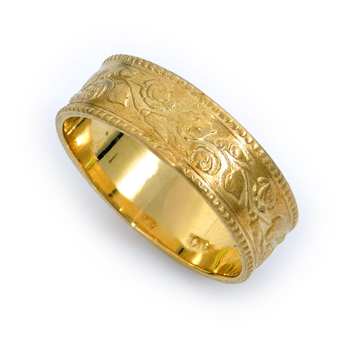 Gold Ehering .floraler . Ein Tolles Geschenk Für Frauen, Unisex Goldring, Ehering. Herren Gold Ehering .floraler . Ein Tolles Geschenk Für Frauen, Unisex Goldring, Ehering. Herren von KaiJewelry585