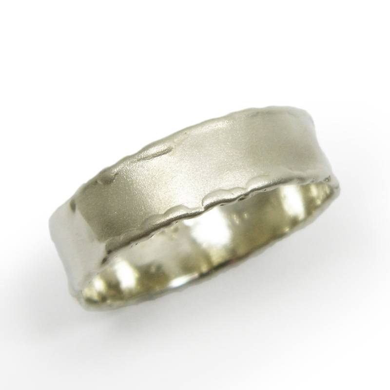 Gold Ehering. 6mm Ehering , Unikat Matt, Männer | Gr-9126-854 von KaiJewelry585