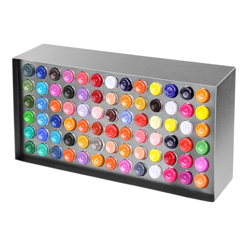 Tattoo Pigment Rack 78 Löcher Eisen Tattoo Tinte Displayhalter Unterstützung Schwarz Farbe Tattoo Tinte Regal Ink Organizer Regale Tattoo Pigment Container Stand Tattoo Pigment Rack 78 Löcher Eisen Tattoo Tinte Displayhalter Unterstützung Schwarz Farbe Tattoo Tinte Regal Ink Organizer Regale Tattoo Pigment Container Stand von Kaibrite