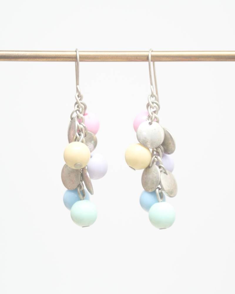 Multi Perlen Ohrringe, Farbe Silber von KailansJewellery