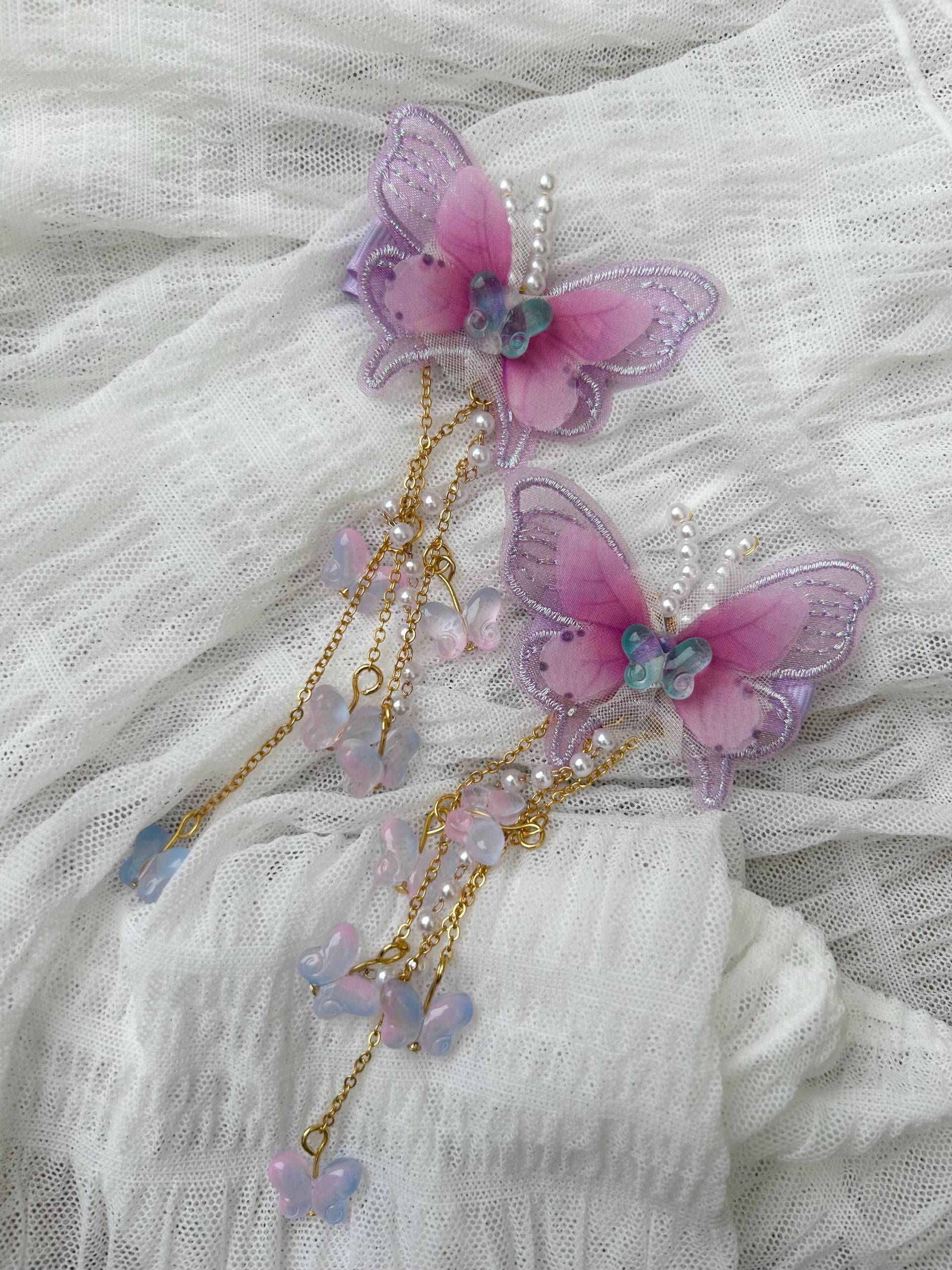 Schmetterling Haarspangen von KailansJewellery