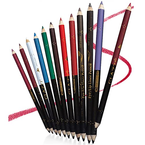 12 Farben Wasserdichte Eyeliner Pencil Lidstrich Augen Liner Stift Lip Liner Pencil Lippenkonturenstift Wasserfest Multifunktionale Kosmetik Makeup Set 12 Farben Wasserdichte Eyeliner Pencil Lidstrich Augen Liner Stift Lip Liner Pencil Lippenkonturenstift Wasserfest Multifunktionale Kosmetik Makeup Set von KlsyChry